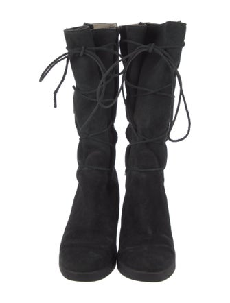 UGG Suede Lace-Up Boots