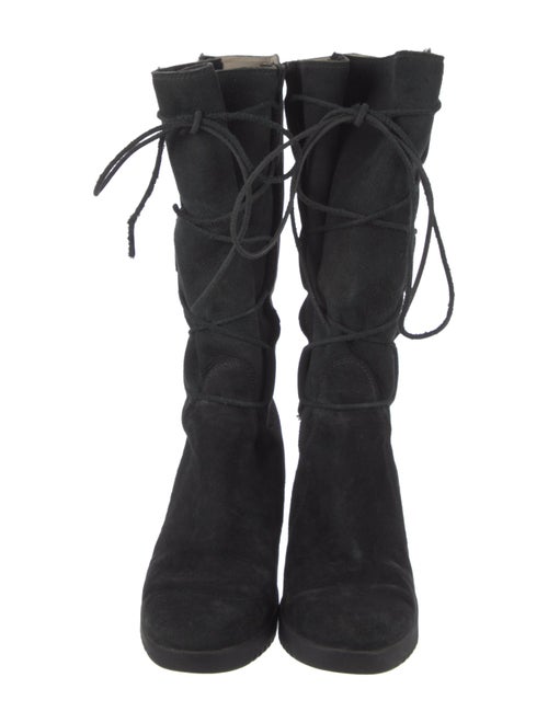 UGG Suede Lace-Up Boots