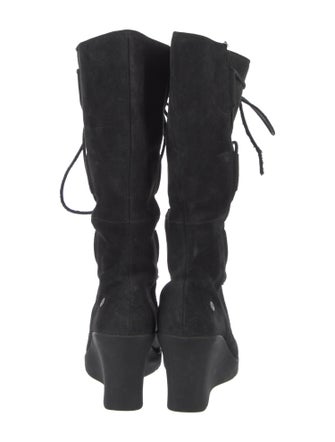 UGG Suede Lace-Up Boots
