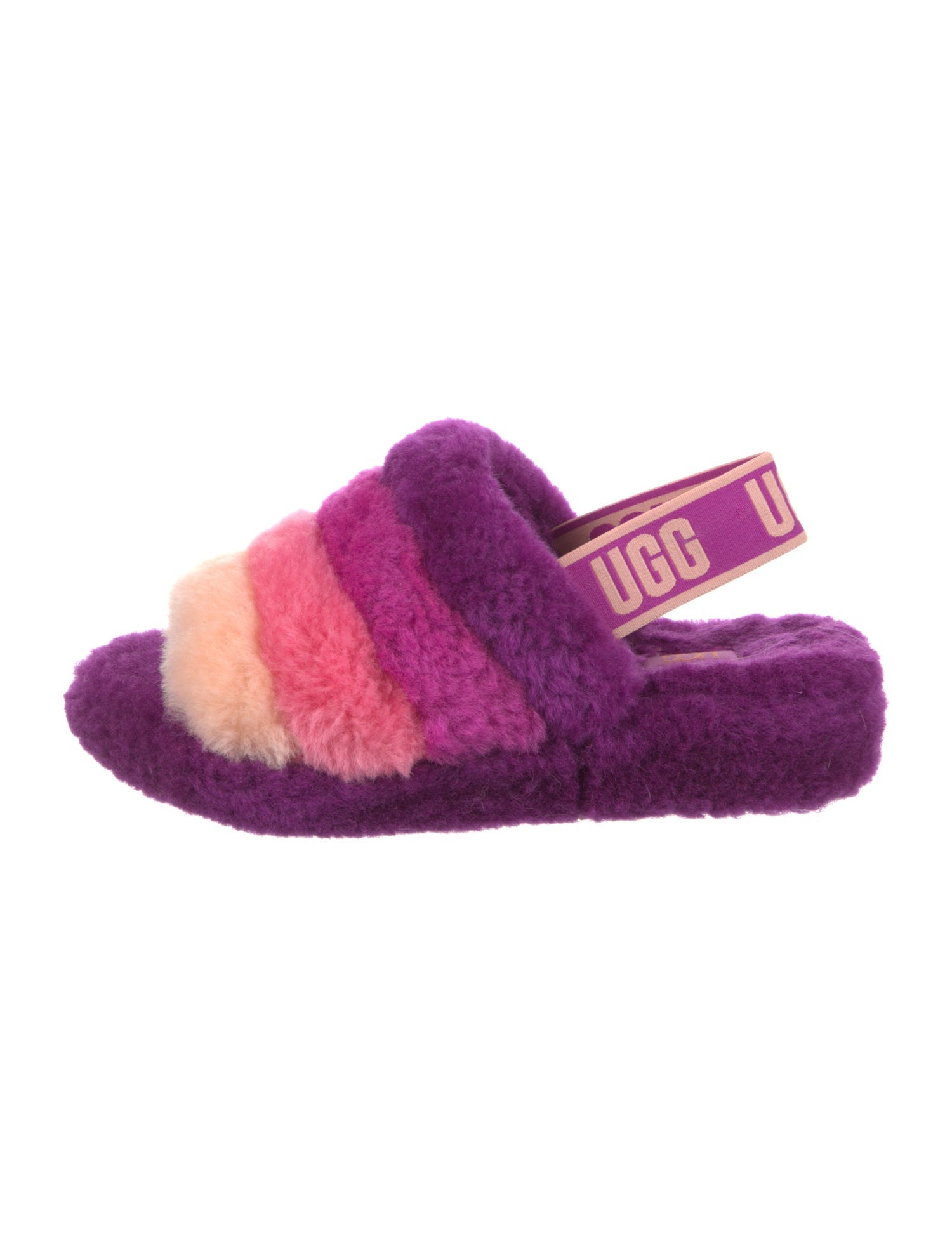 UGG Fur Slingback Sandals