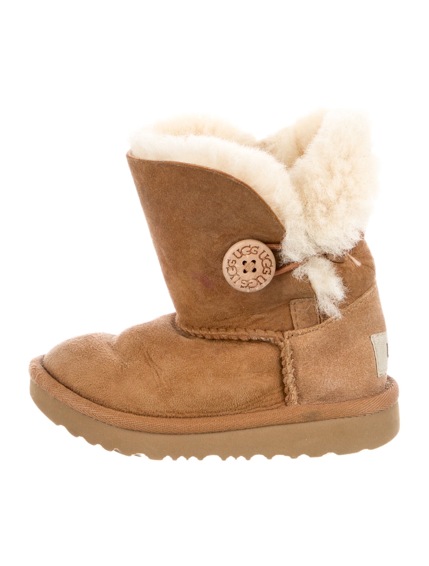 UGG Girls' Suede Bailey Button Boots