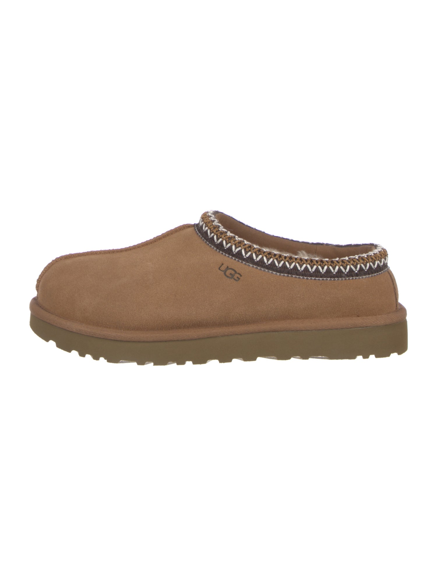 UGG Suede Embroidered Accent Mules