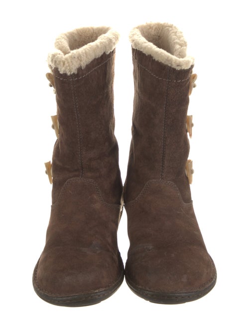UGG Suede Moto Boots