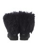 UGG Suede Fur Trim Boots