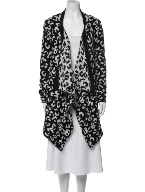 UGG Animal Print Open Front Sweater