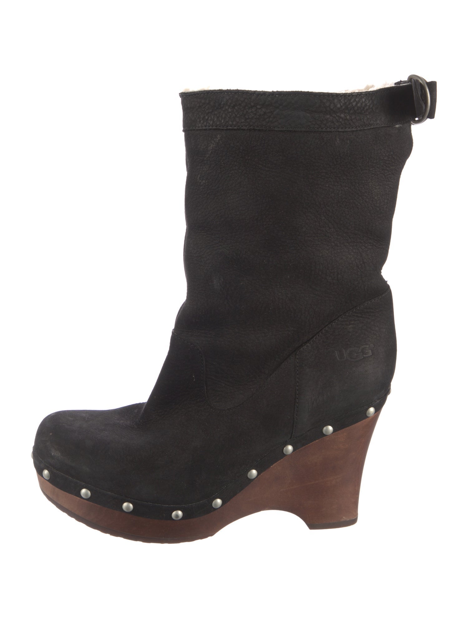 UGG Leather Studded Accents Boots