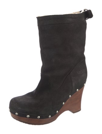 UGG Leather Studded Accents Boots