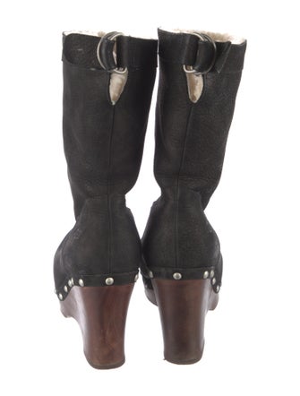 UGG Leather Studded Accents Boots
