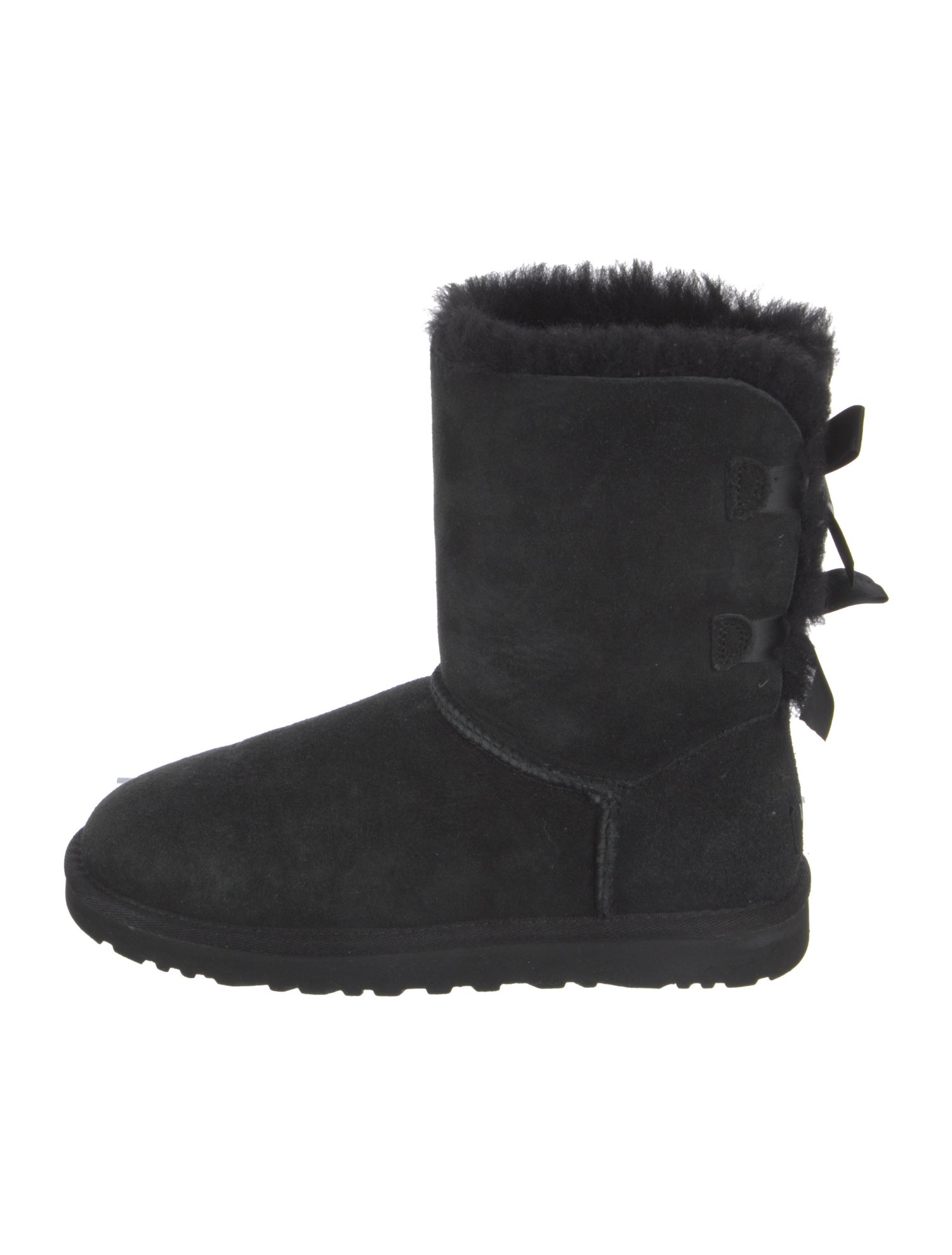 UGG Suede Bow Accents Sock Sneakers