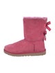 UGG Suede Bow Accents Boots