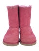 UGG Suede Bow Accents Boots