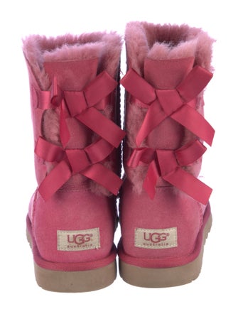 UGG Suede Bow Accents Boots