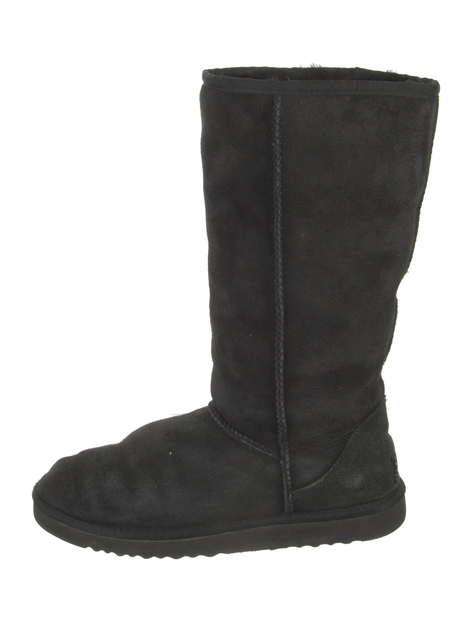 UGG Suede Whipstitch Trim Boots