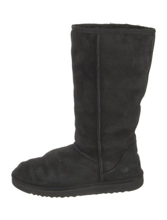 UGG Suede Whipstitch Trim Boots