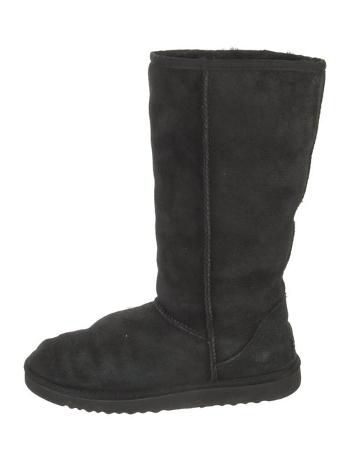 UGG Suede Whipstitch Trim Boots