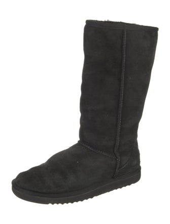 UGG Suede Whipstitch Trim Boots