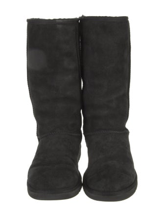 UGG Suede Whipstitch Trim Boots