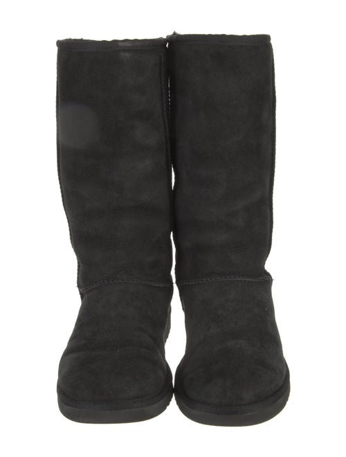 UGG Suede Whipstitch Trim Boots