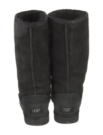 UGG Suede Whipstitch Trim Boots