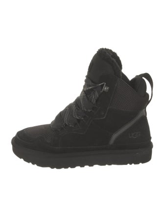 UGG Suede Combat Boots