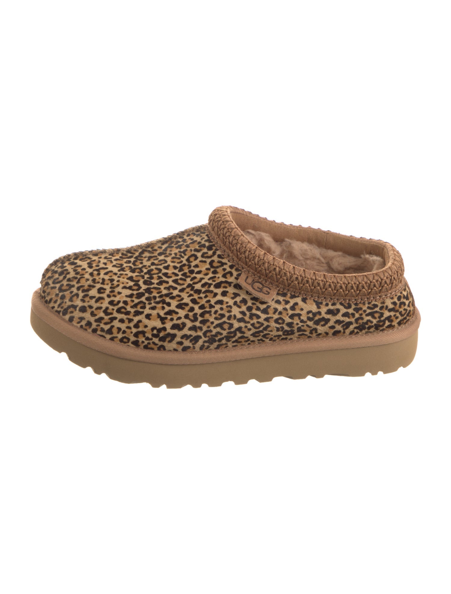 UGG Ponyhair Animal Print Slingback Flats