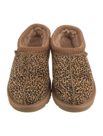 UGG Ponyhair Animal Print Slingback Flats