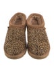 UGG Ponyhair Animal Print Slingback Flats