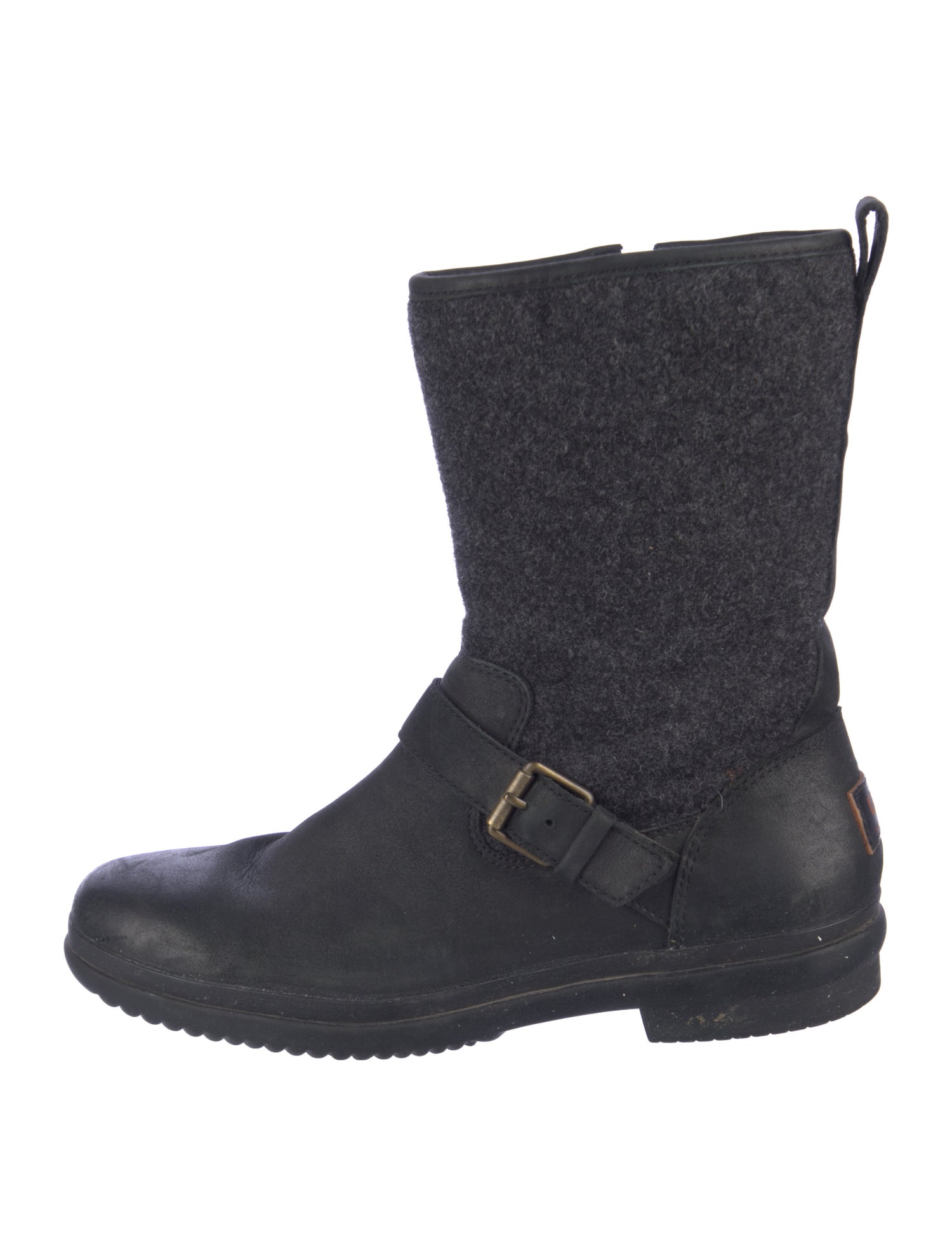 UGG Leather Moto Boots