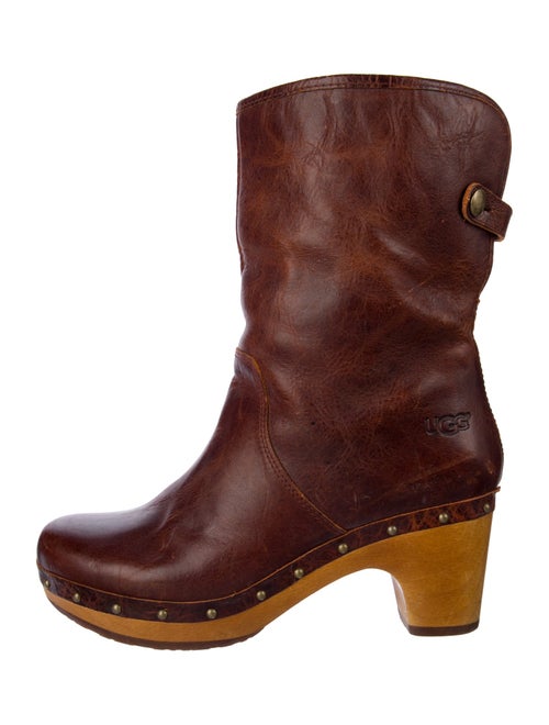 UGG Leather Studded Accents Boots
