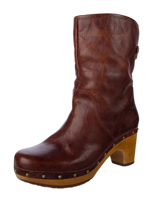 UGG Leather Studded Accents Boots