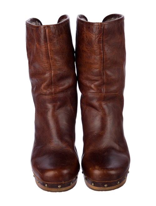 UGG Leather Studded Accents Boots