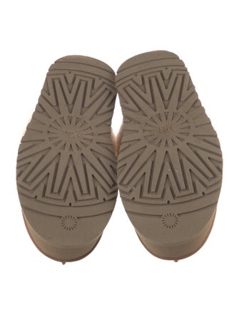 UGG Suede Fur Trim Slingback Pumps