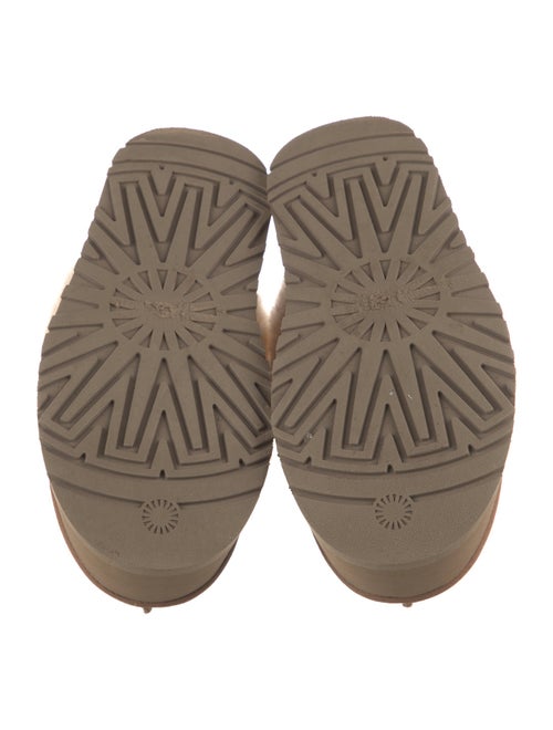 UGG Suede Fur Trim Slingback Pumps