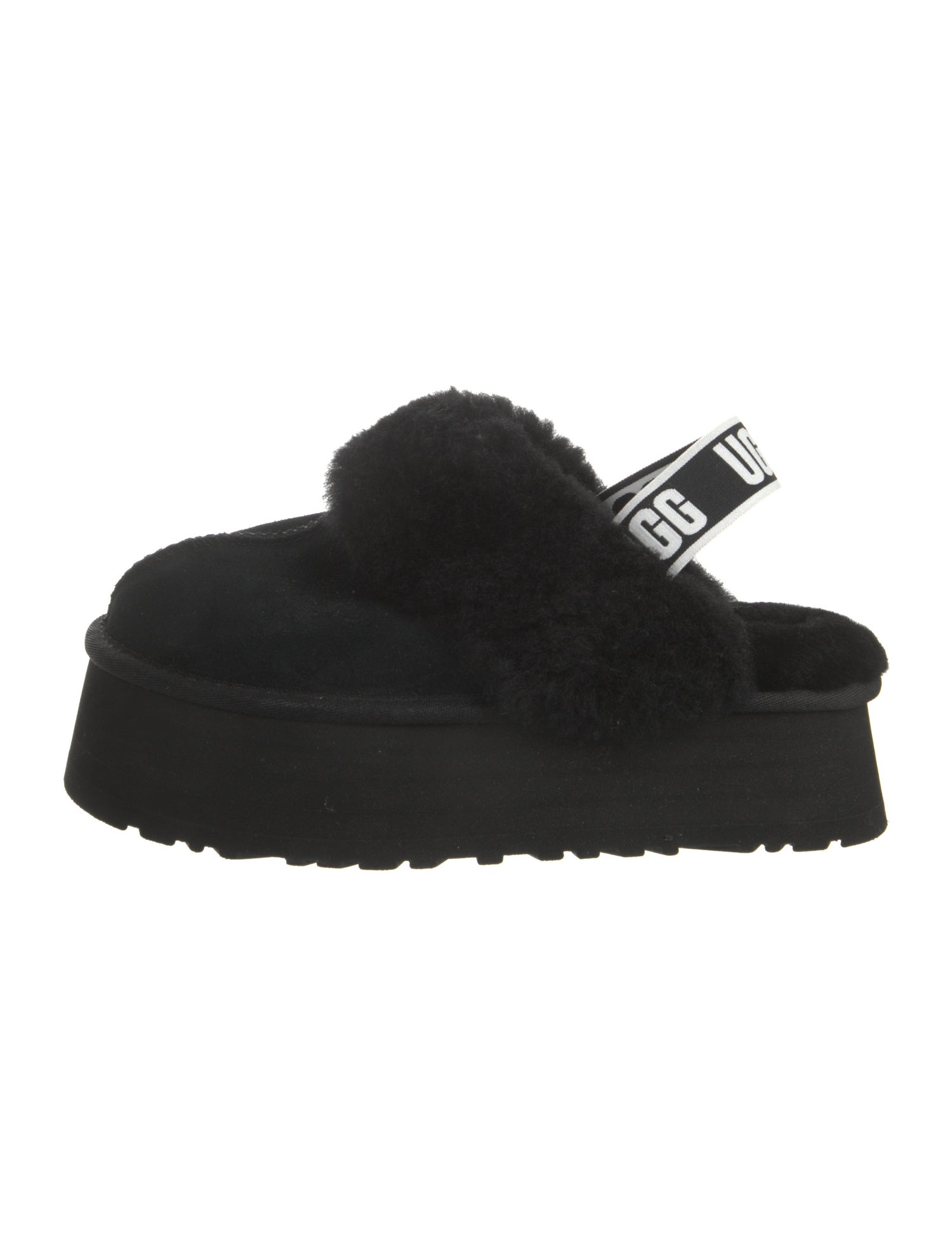 UGG Suede Fur Trim Sneakers
