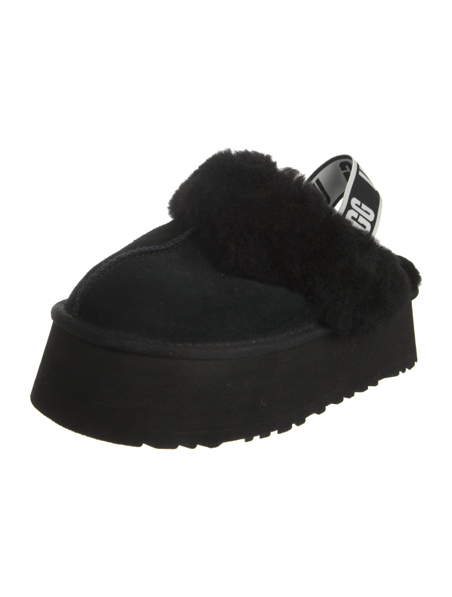 UGG Suede Fur Trim Sneakers