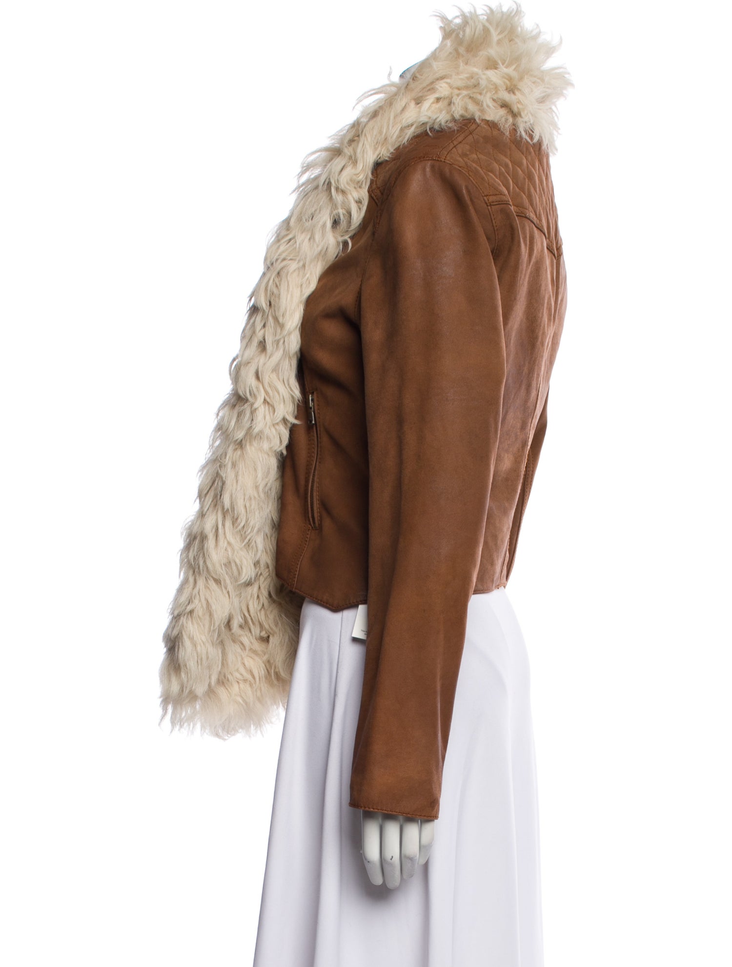 UGG Lambskin Printed Fur Jacket