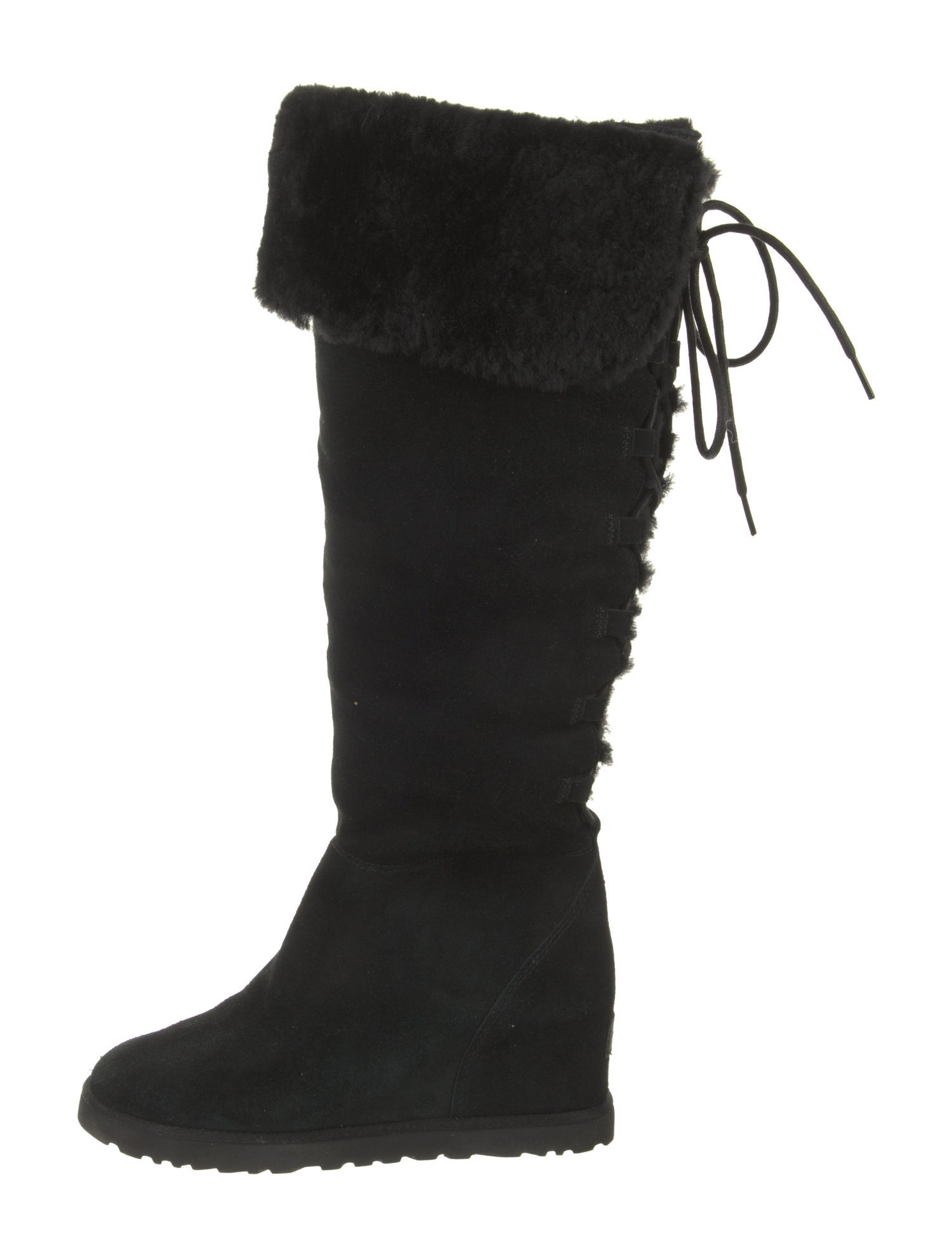 UGG Suede Lace-Up Boots
