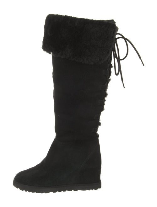 UGG Suede Lace-Up Boots