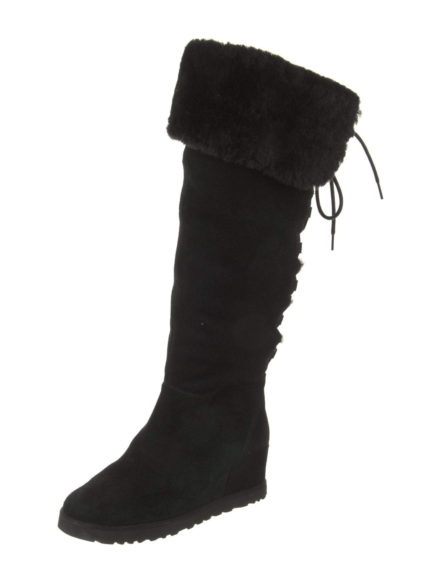 UGG Suede Lace-Up Boots