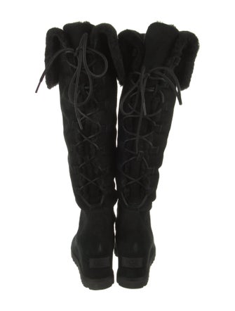 UGG Suede Lace-Up Boots