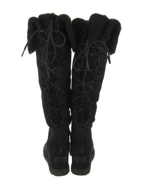 UGG Suede Lace-Up Boots