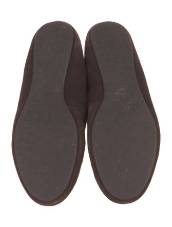 UGG Suede Embroidered Accent Ballet Flats