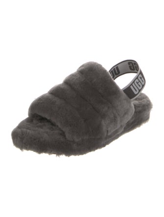 UGG Shearling Slingback Sandals