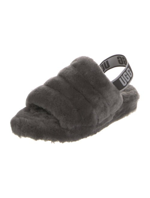 UGG Shearling Slingback Sandals