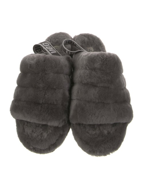 UGG Shearling Slingback Sandals