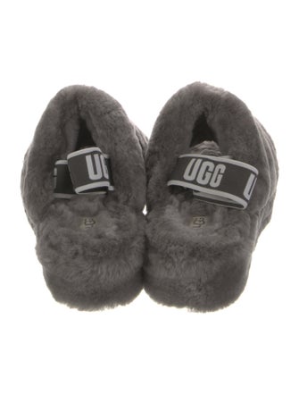 UGG Shearling Slingback Sandals