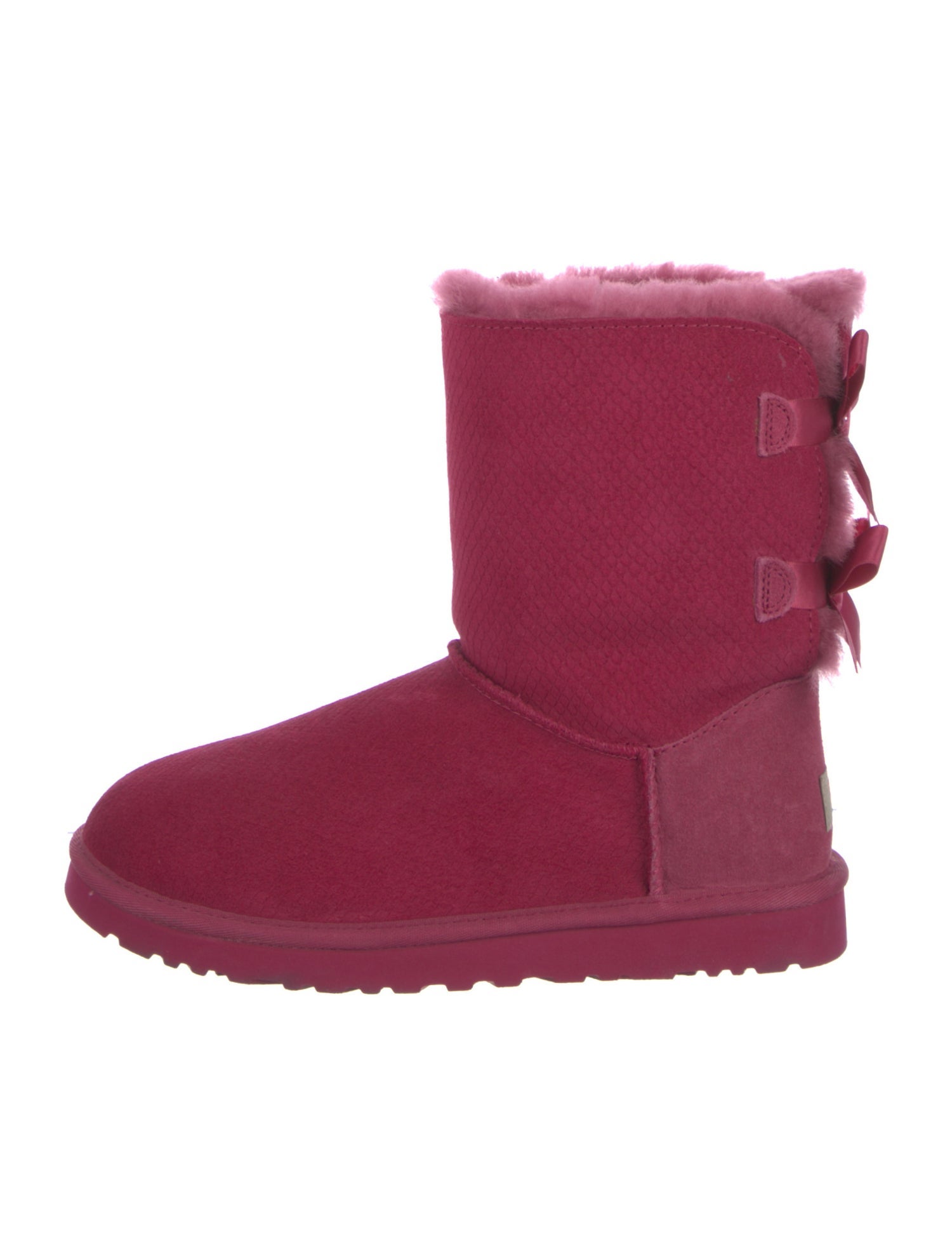 UGG Suede Bow Accents Boots