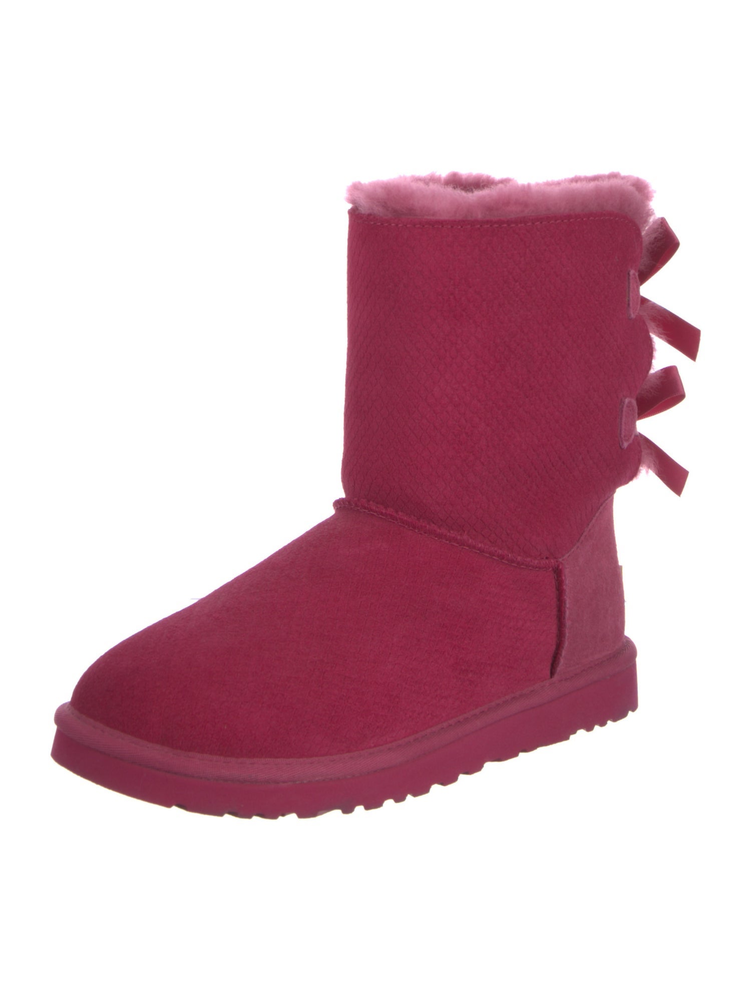UGG Suede Bow Accents Boots