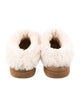 UGG Suede Fur Trim Mules