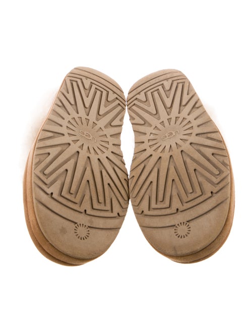UGG Suede Fur Trim Mules